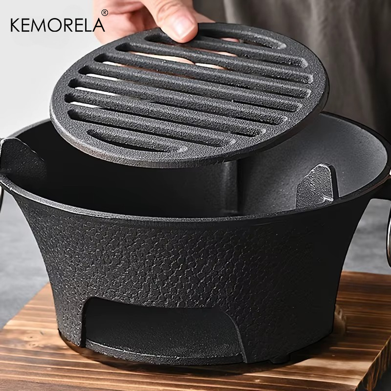 Korean Bbq Grill - 1Set Stufa a carbone in ghisa