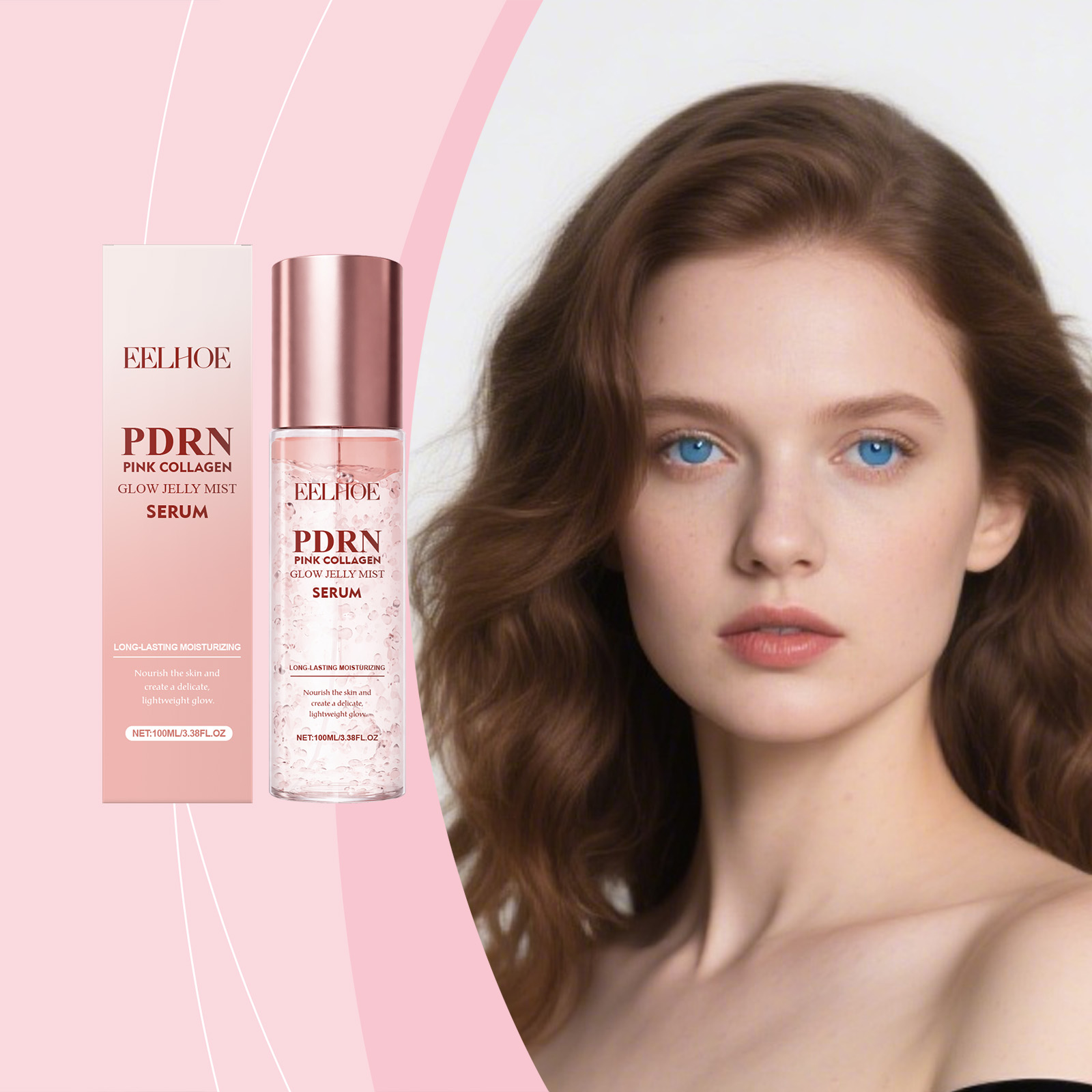 Essence Serum Toner - Spray all'Essenza di Collagene, Nebulizzatore Viso
