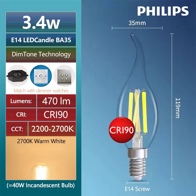 Philips LED ST64 E27 Luce deco - Philips Bulb Led Classic recensione e prezzo