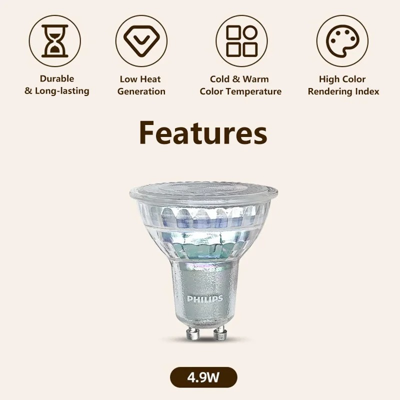 Philips GU10 PAR16 Essential C - Philips Bulb Led Classic recensione e prezzo