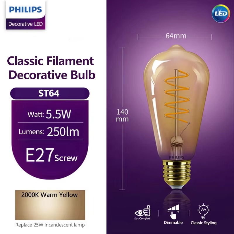 Lampadina decorativa a LED Phi - Philips Bulb Led Classic recensione e prezzo